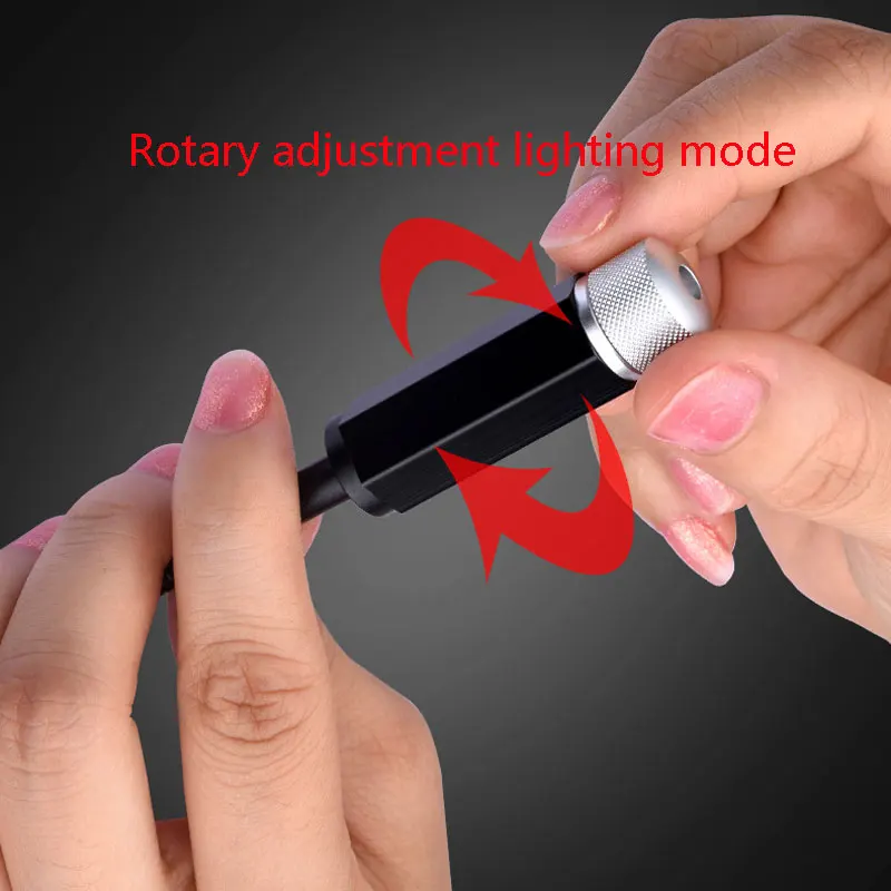 Светодиодный проектор для автомобиля и дома с Usb-разъемом настраиваемая