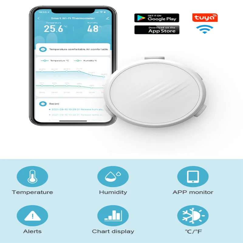 

Термостат с Wi-Fi, датчиком влажности и температуры