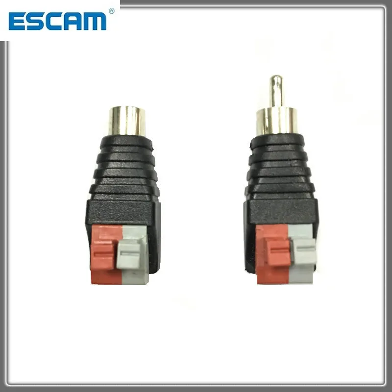ESCAM 80A 200M(660ft) диапазон для HD CVI/AHD/TVI Twisted BNC CCTV пассивные трансиверы Cat5 UTP Video Balun 2MP 3MP