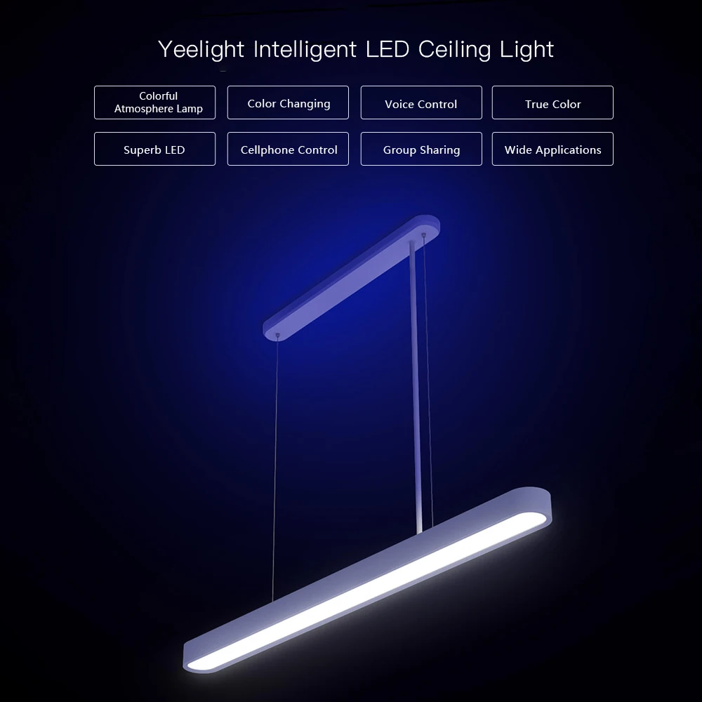 2021 YEELIGHT с украшением в виде кристаллов метеорита Smart LED ужин подвесные