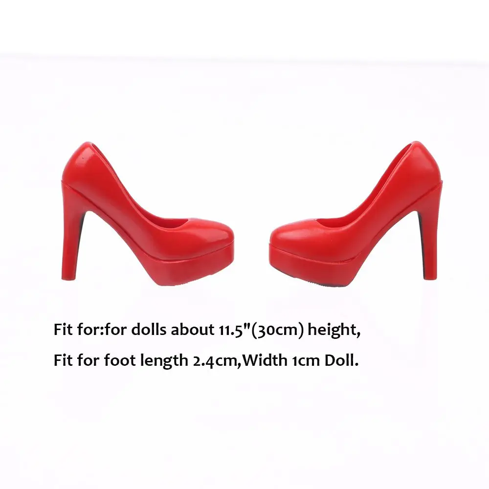 Кроссовки Multistyles на высоком каблуке обувь плоской подошве сандалии для куклы 30 см