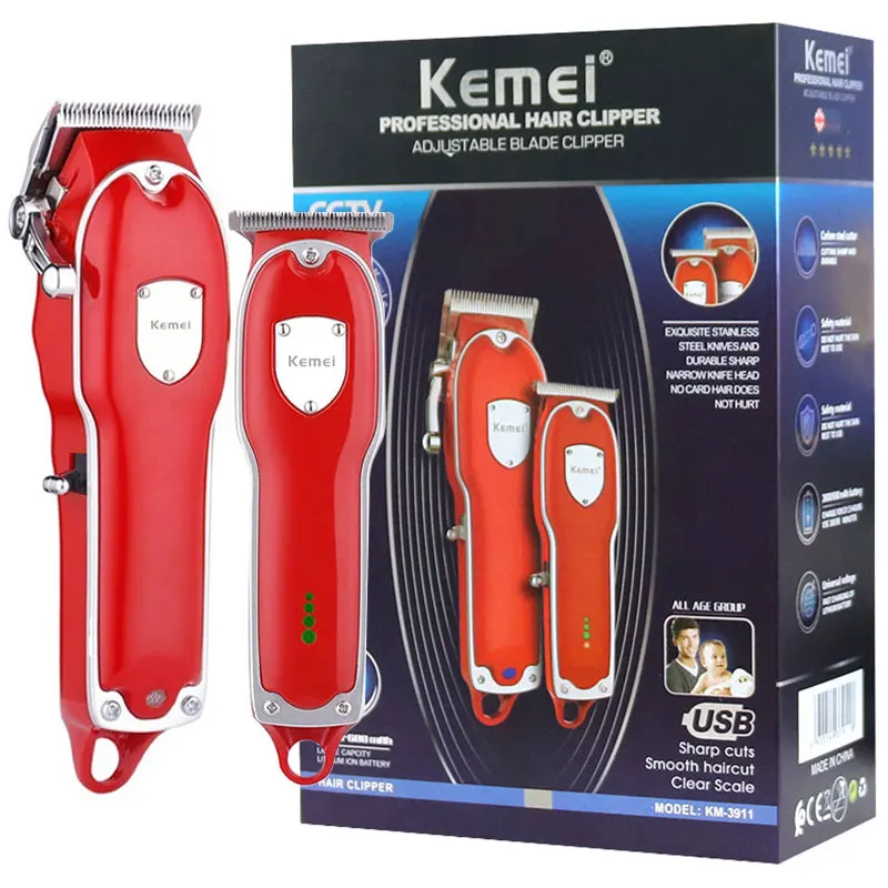 

professional powerful finishing facial electric hair clipper and hair trimmer adjustable hair clipper rechargeable haircut kit