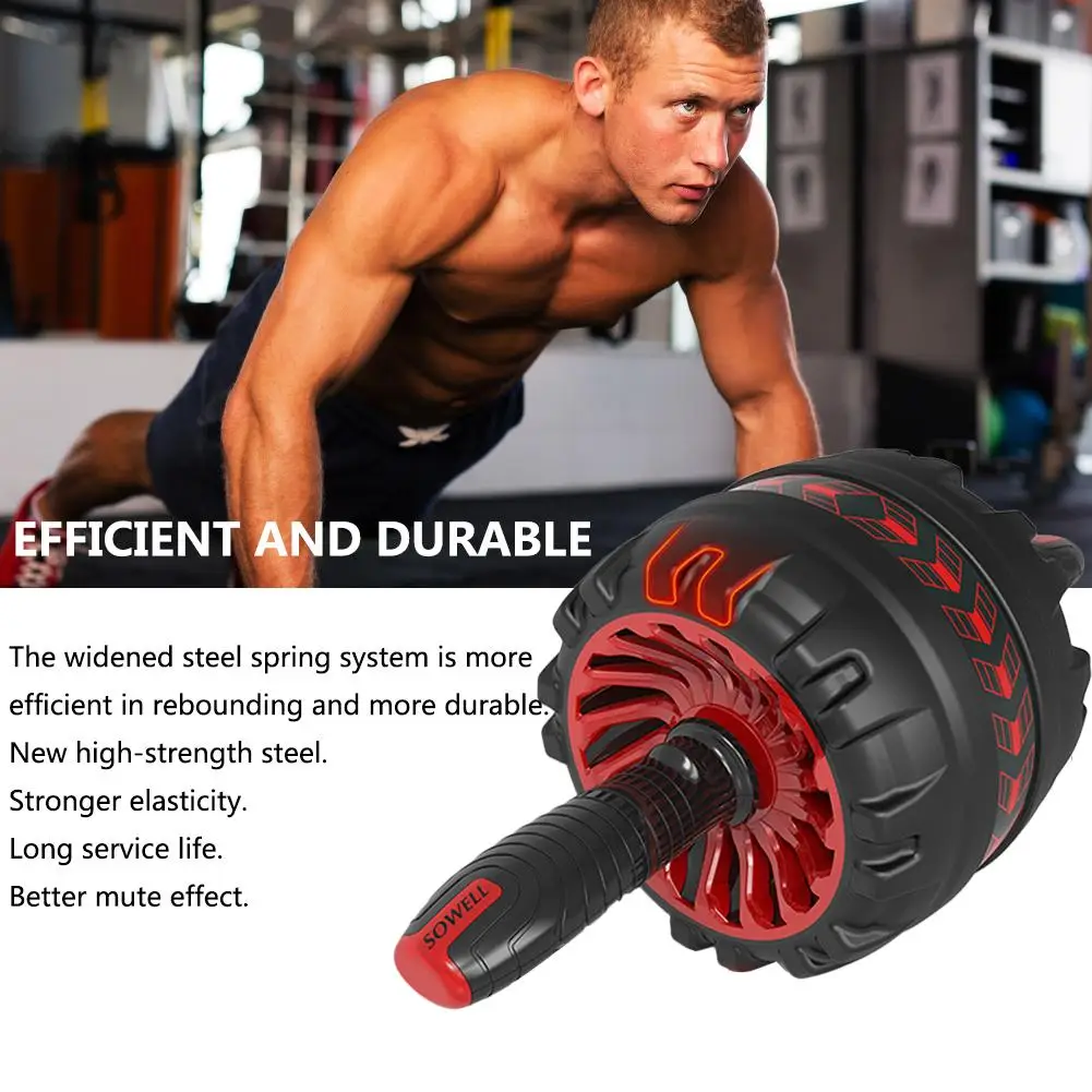 

Abdominal Roller Wheel Exercise Equipment Ergonomic Ab Workout Wheels For Home Gym