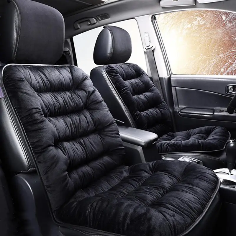 1 шт. плюшевая накладка на переднее сиденье автомобиля осень/зиму|Чехлы