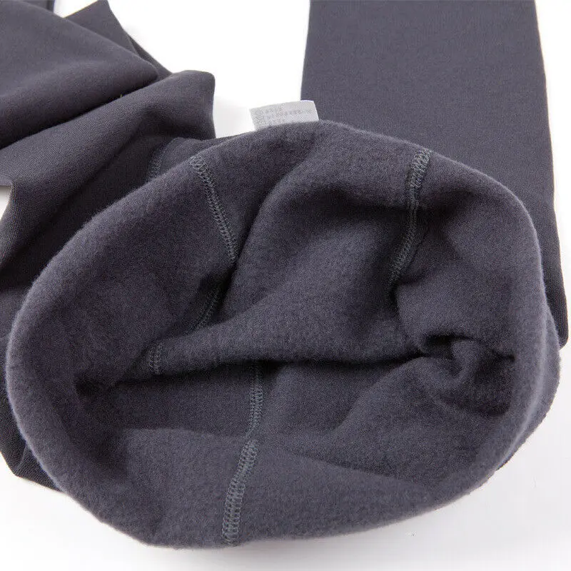 Женские зимние теплые толстые штаны с флисовой подкладкой обтягивающие леггинсы