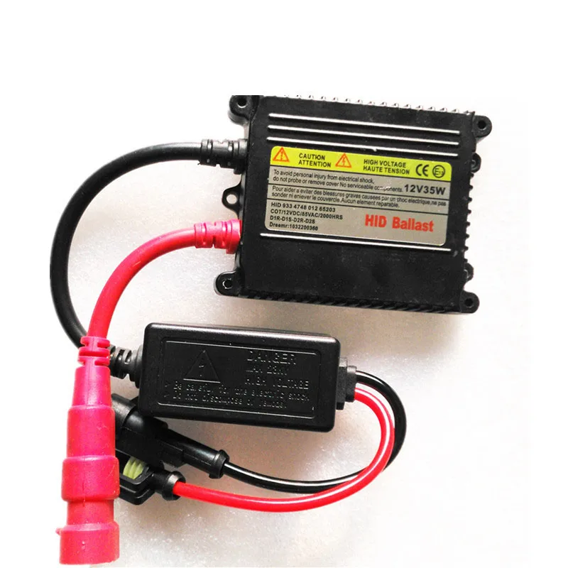 ГОРЯЧАЯ HID 35 Вт DC Xenon Замена электронный цифровой конверсионный балласт комплект
