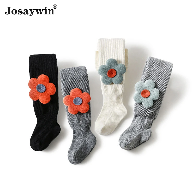 

Spring Autumn Girls LeggingTrousers Kid Pants Girls Pants Skinny Cute Flowers Print Toddler Children Student Legging Trousers