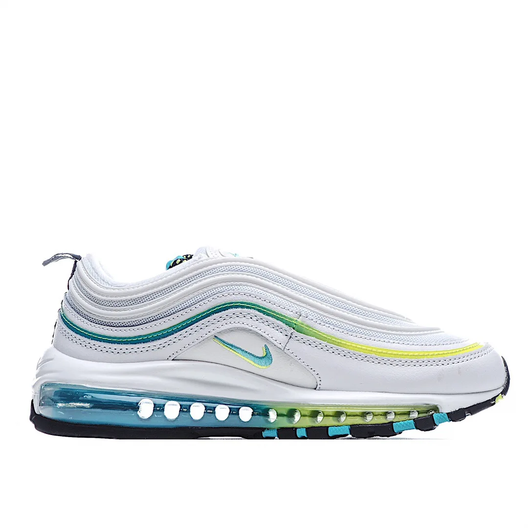 

Original Authentic Air Max 97 Undefeaded Triple Black Men Women Worldwide White Sports Unisex Shoes Size 36-47