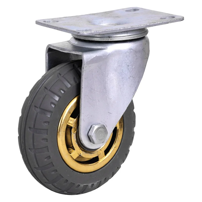 Офисное кресло колесики 3 дюймов Вращающийся резиновый ролик колеса замена