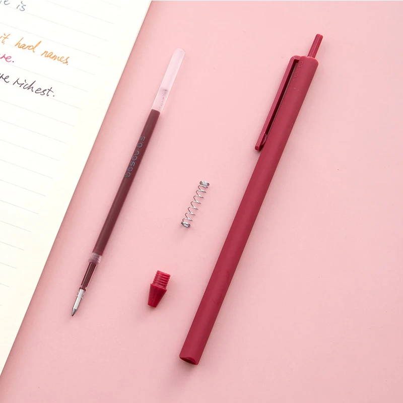 Ручка гелевая треугольная в стиле ретро 0 5 мм 10 цветов на выбор|Гелевые ручки| |