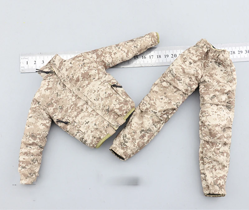 

1/6 Scale M011 Navy Seal Special Forces Snow Cotton Pants and Coat for 12''Figures Bodies Accessories DIY