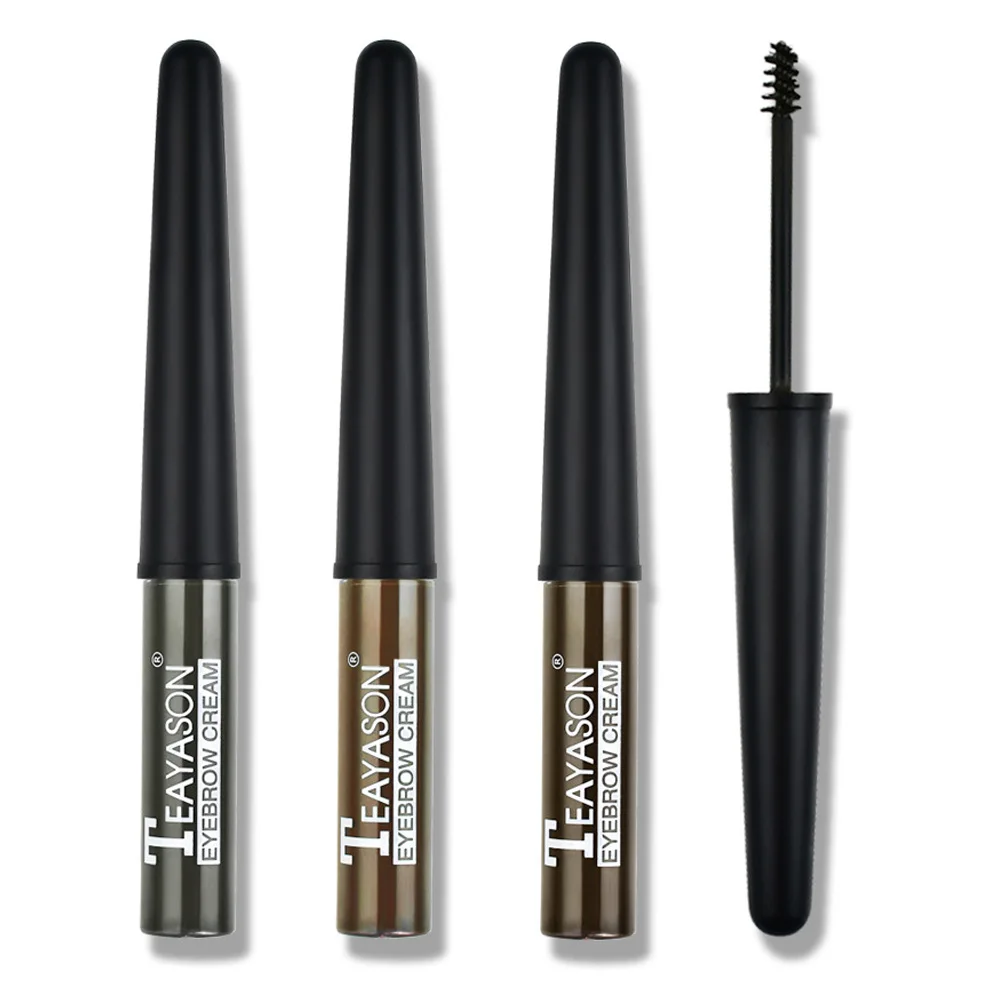 Бренд 3 цвета стойкая Водостойкая тушь для бровей крем тени макияжа