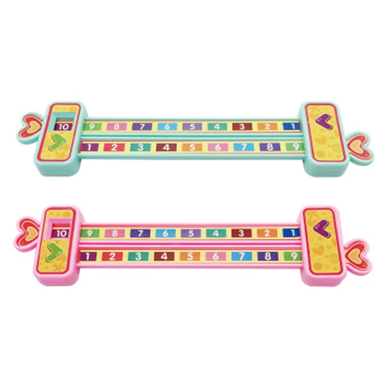 

Cute Math Arithmetic 1-10 Addition Subtract Learning Ruler Scientific Rail Design Ruler Kids Education Toys Children Gifts