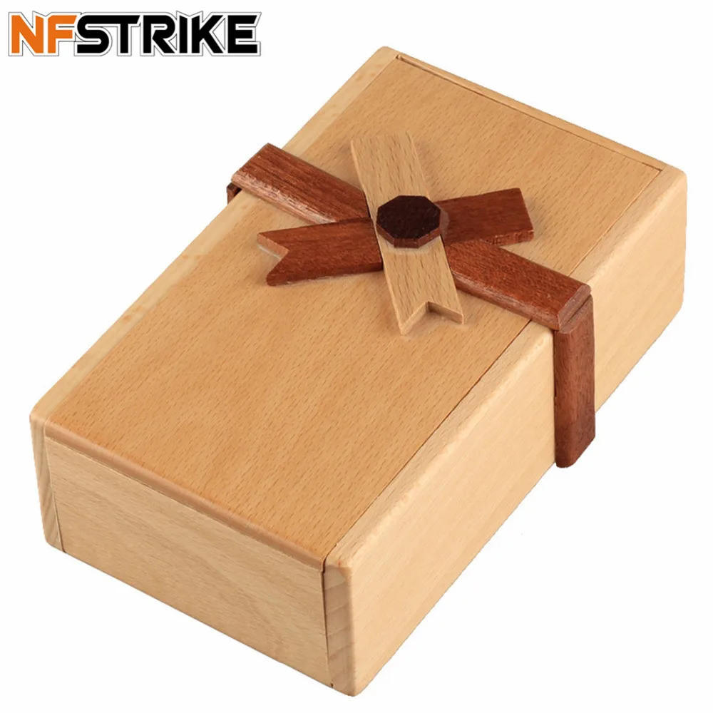 Деревянная коробка пазл из бука Волшебная Подарочный чехол развивающие игрушки
