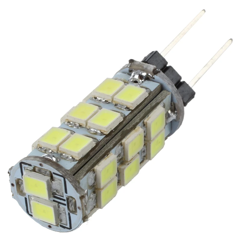 Top 5pcs G4 26 SMD светодиодный чистый белый RC судовой светильник Camper Точечный лампы 12В