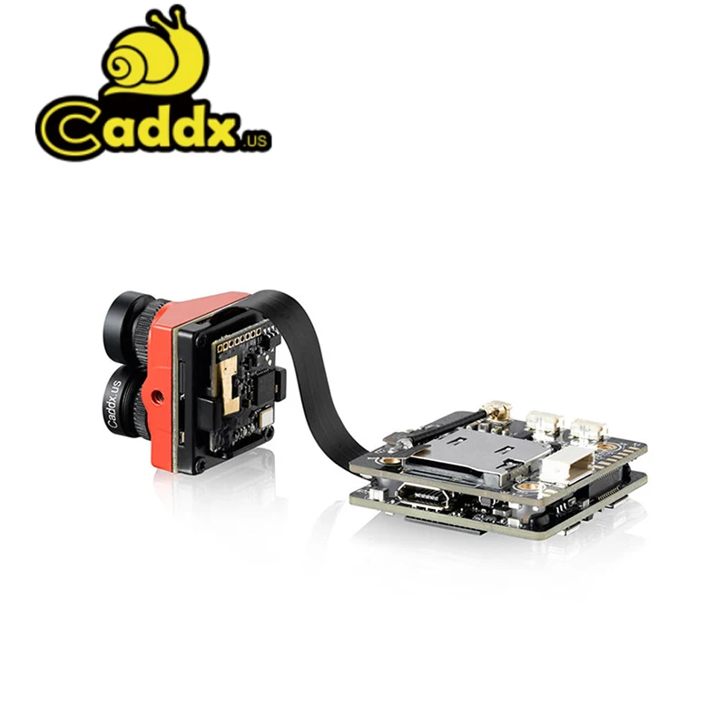 

Caddx Tarsier V2 1200TVL 4K 30fps HD Dual Lens Super WDR WiFi FPV Recording Camera with DVR Dual Audio OSD for RC Racing Drone