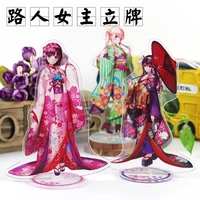 japan anime saenai heroine no sodate kata acrylic stand model toys action figure toy double side gift japan kimono girl figure