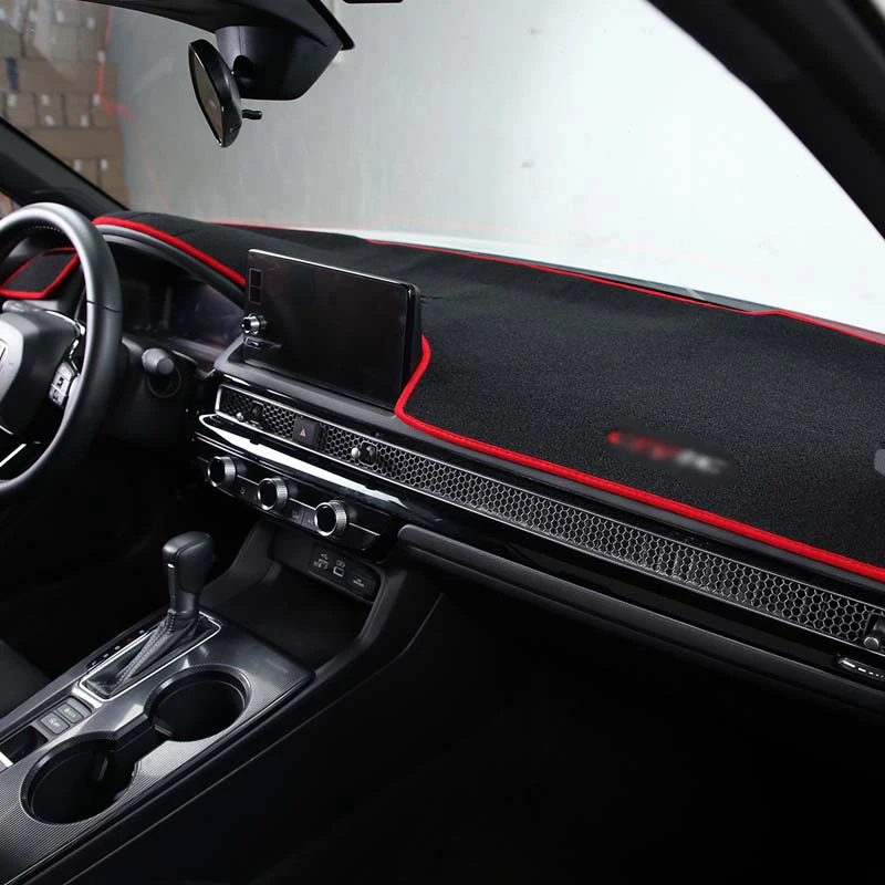 

For Honda Civic 11th 2022 Car Dashboard Cover Dash Mat Dashboard Pad Carpet Dash Mat Anti-UV Interior Decoration Accessories