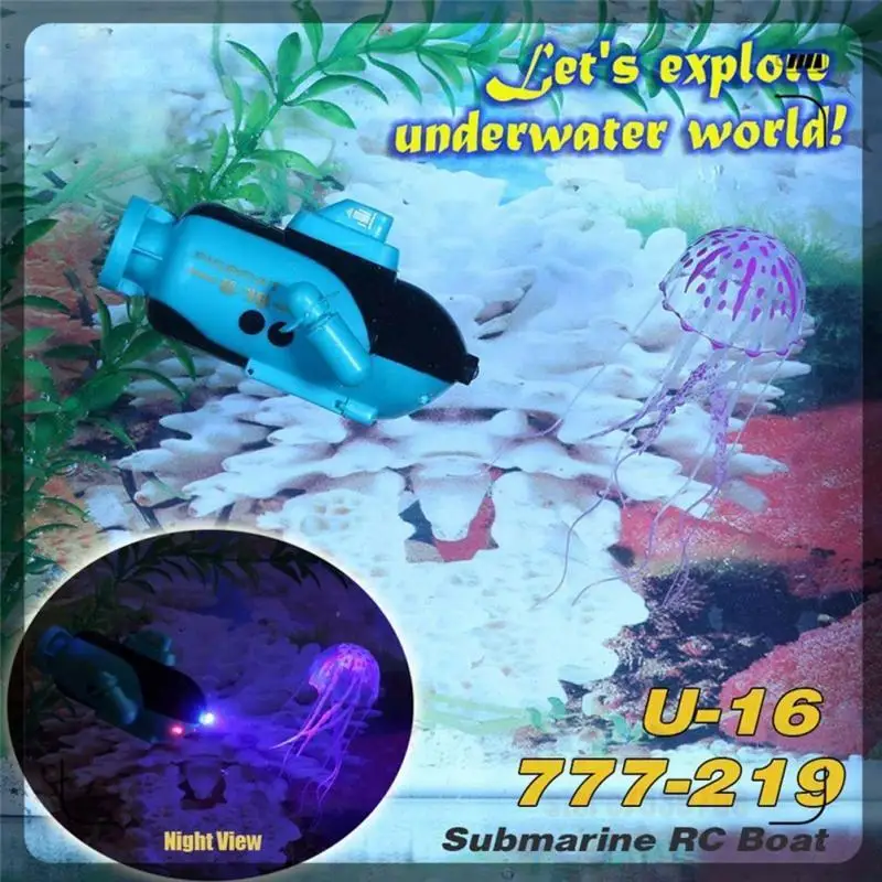 HappyCow 777 219 4CH Мини RC Подводная лодка радио электрический пульт дистанционного