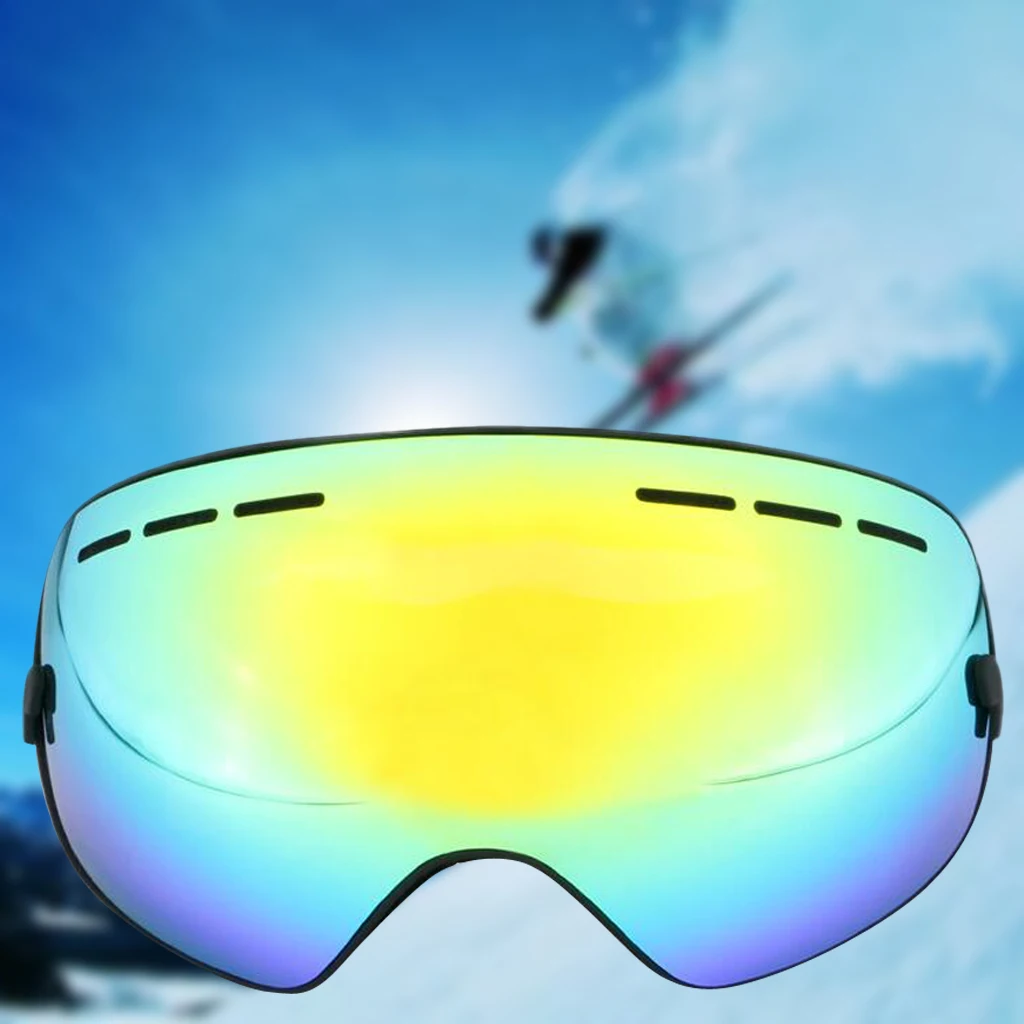 Взрослый лыжный шлем + лыжные очки для катания на лыжах сноуборде зимнего спорта