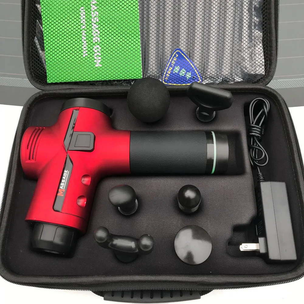 Мышечный Стимулятор массажный пистолет Вибрирующая ГЛУБОКАЯ ТЕРАПИЯ релаксация