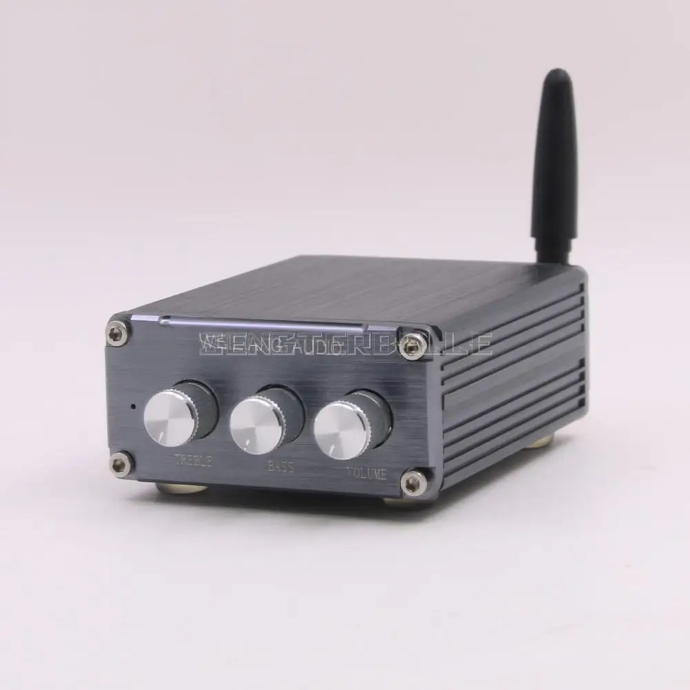 Цифровой мини усилитель звука DP4 15 Вт + Bluetooth 4 2 Hi Fi мощности с предусилителем