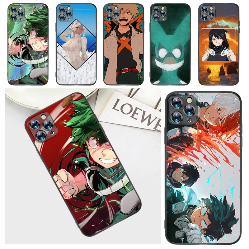 

My Hero Academia Dabi Shigaraki Tomura Boku Bakugou Katsuki Todoroki Shouto Phone Case For iPhone 7 8 Plus 6 6S Carcasa Cases