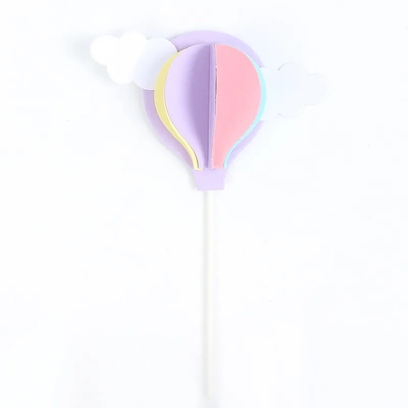 Purple 1pcs Cakelove Радуга Единорог торт Топпер облако флажки для торта на день рождения Дети сувениры декорирование тортов капкейк Топпер для свадьбы десерт - Цвет: Purple 1pcs