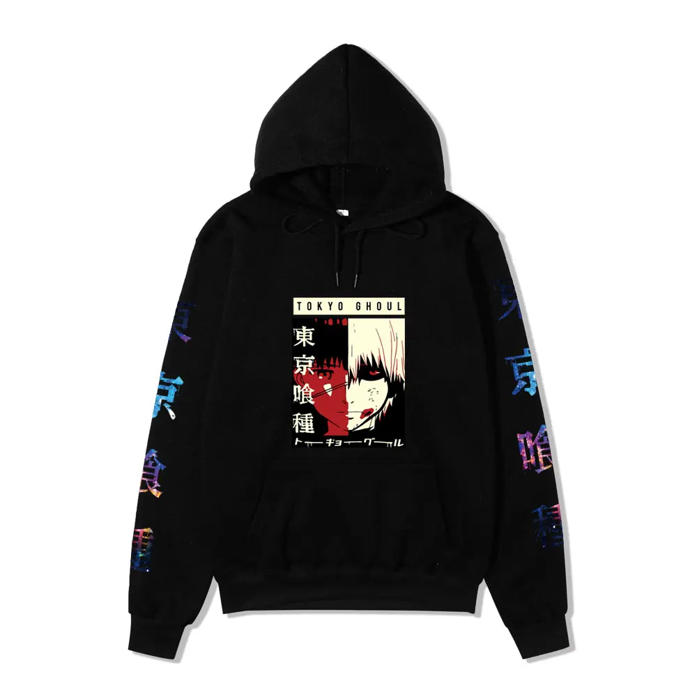 Толстовка с капюшоном Токийский Гуль канеки флисовые топы для мужчин и женщин |