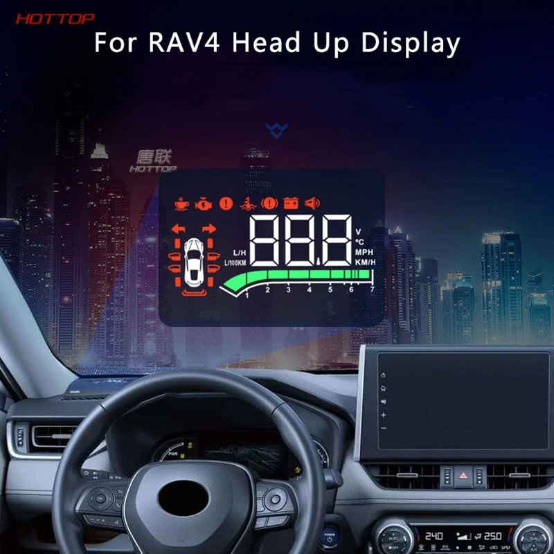 Автомобильный проектор на лобовое стекло TopUnion Hud для Toyota Rav4 2020
