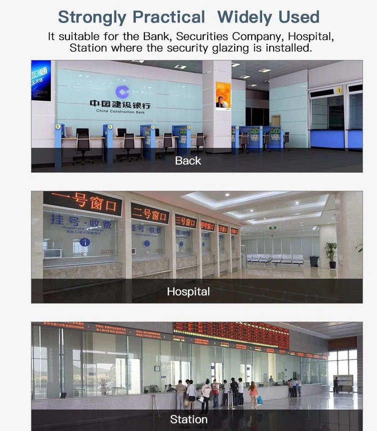 Двухсторонний домофон подходит для офиса банка больница окно микрофон домофона