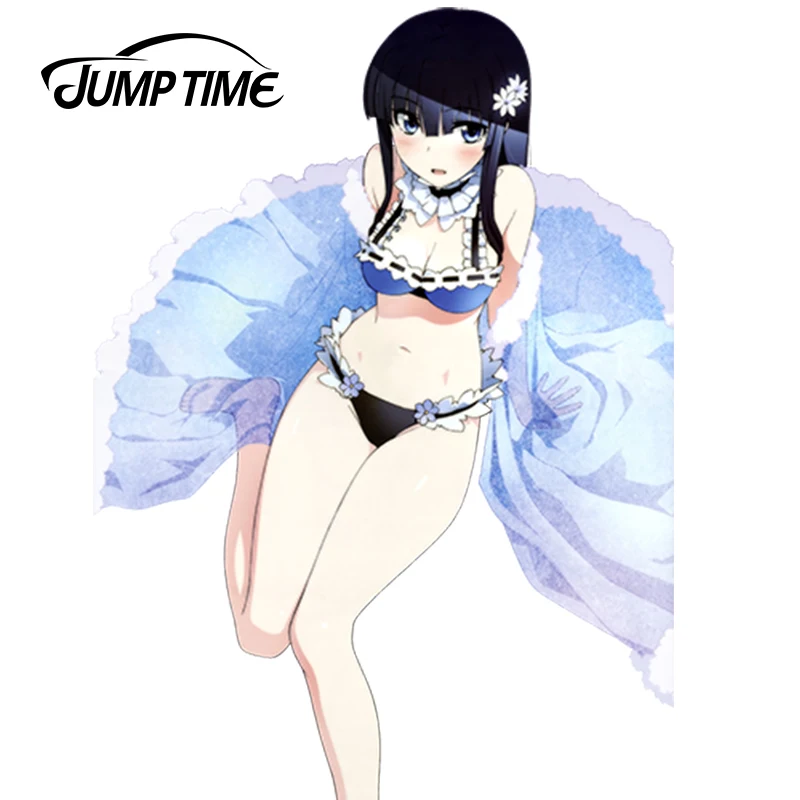 JumpTime 13 см x 9 4 сексуальная девушка Автомобильная наклейка s Mahouka Koukou no Rettousei аниме