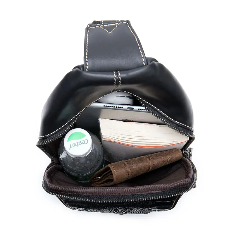 WESTAL 100% Натуральная Кожа Мужчины Сумки Горячей Продажи Картины Аллигатора