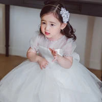 girl kids dress for new year 2022 princess dresses babys first birthday childrens high end party skirt evening dresses