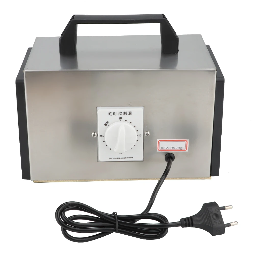 barato 20 G/h Interruptor De Sincronização Ozonizador Purificador Ar Gerador Ozônio Máquina Desinfecção Plug Ue 250v Purificador Ar Formaldeído Remover