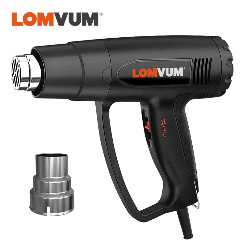 LOMVUM 2500 Вт Цифровой Тепловой пистолет Электронный тепловой пистолет горячий воздух 2000 Вт 220 В Переменная температура 50-650C