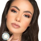 1 пара контактных линз натурального цвета, контактные линзы для Хэллоуина, Голубые Зеленые Серые контактные линзы, новинка 2021