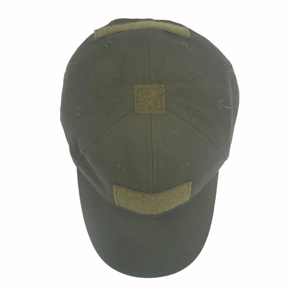 ArmyGreen Тактическая Кепка, уличная спортивная бейсболка, кепки с полосками, камуфляжная кепка, простая Военная армейская камуфляжная охотничья Кепка, кепка для мужчин, взрослая Кепка - Цвет: ArmyGreen