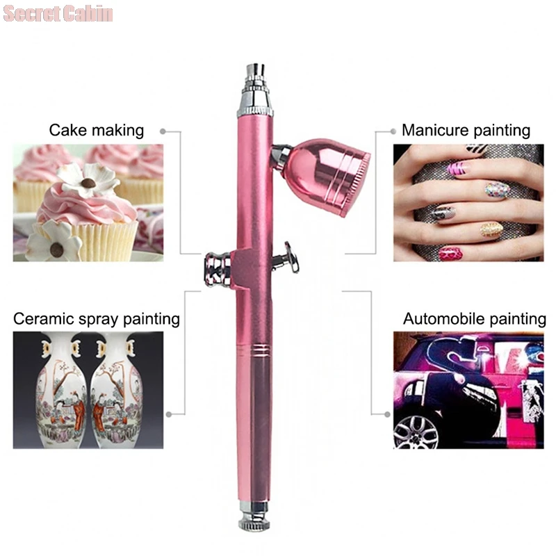 

Spray Gun Kit Mini Action Air Brush Airbrush Compressor Paint Art For Art Craft