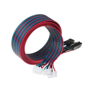 4pcs 100cm 4pin Stepper Motor Cables XH2.54 Terminal Wire For 3D Printer NEMA 17 Stepper Motor