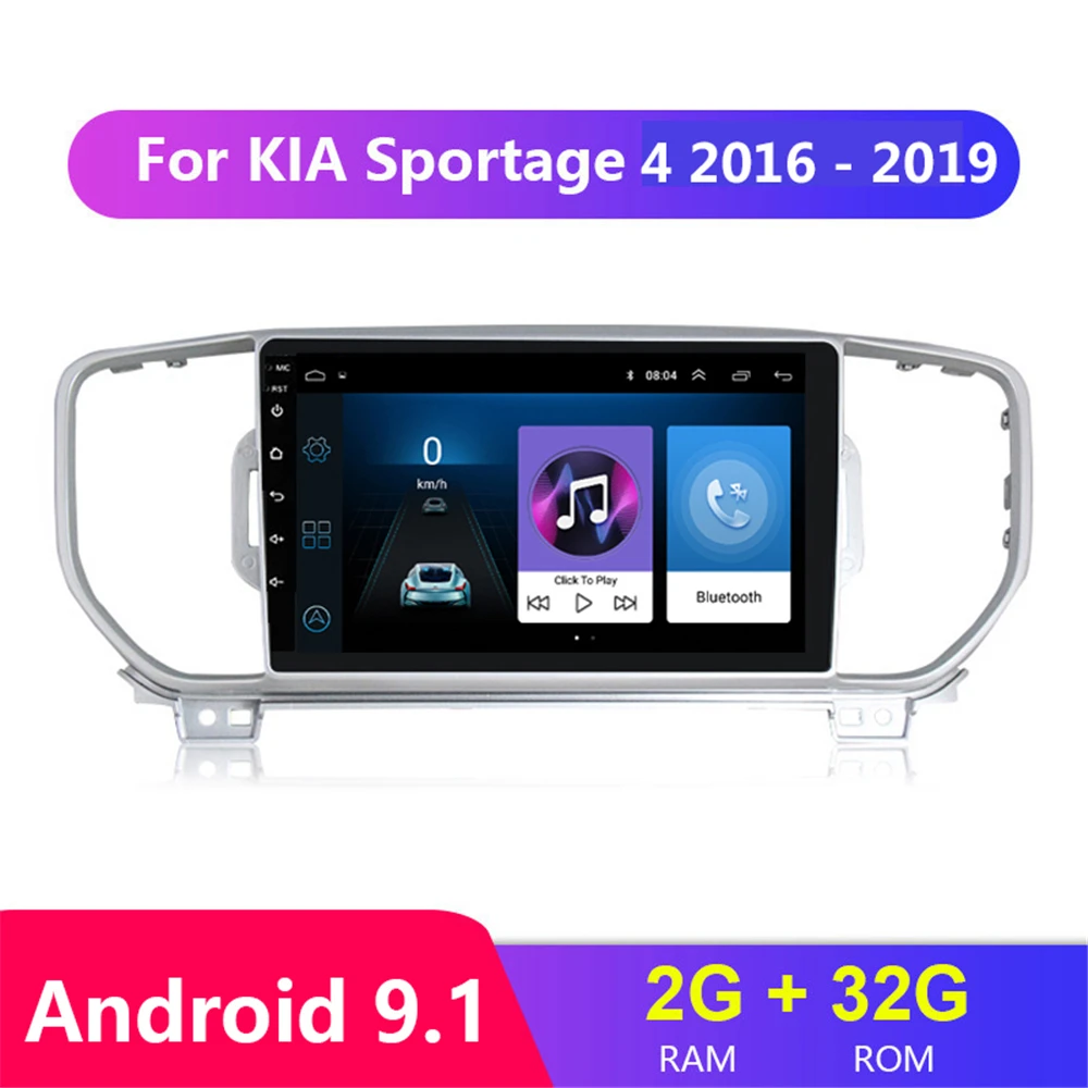 Автомагнитола на Android 9 1 мультимедийный видеоплеер с GPS-навигацией для Kia Sportage 4 2016