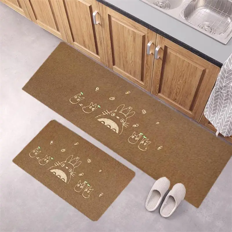 Кухонный коврик Мультяшные животные ковер нескользящий для ванной с принтом