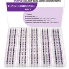 Термоусадочные стыковые соединители для проводов, электрические водонепроницаемые изолированные клеммы для морского автомобиля