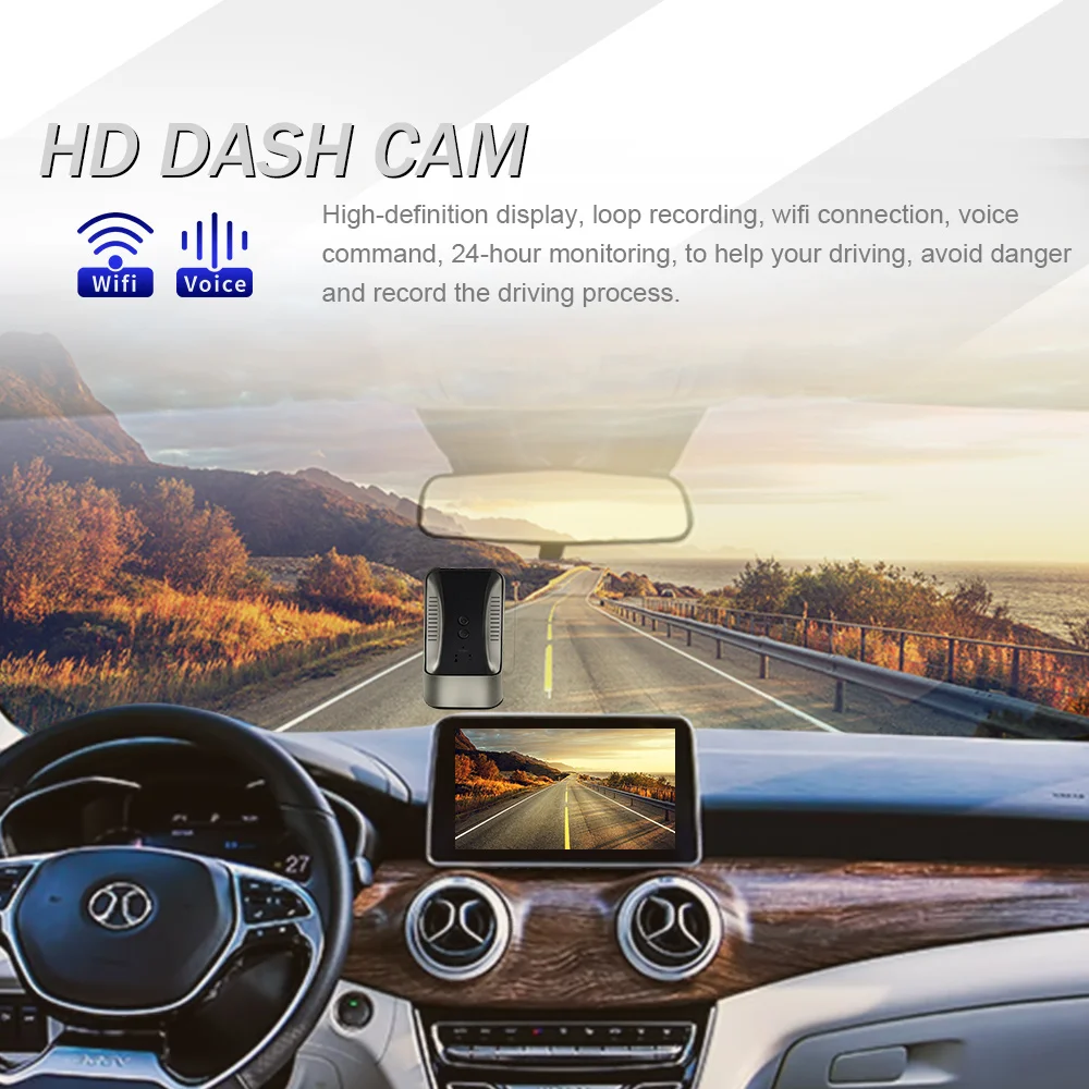 1080P WI FI Автомобильный видеорегистратор Даш Cam автомобильная видео Авто