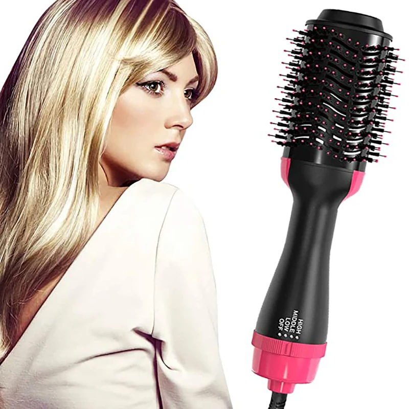 

4 in 1 Hair Dryer Brush & Volumizer ne Step Blow Dryer for Straight and Curly Hair Salon Styling for Blow Drying Hot Air Brush