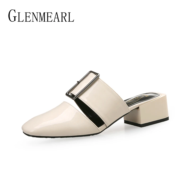 Женские босоножки Брендовая женская обувь на высоких каблуках толстом каблуке с