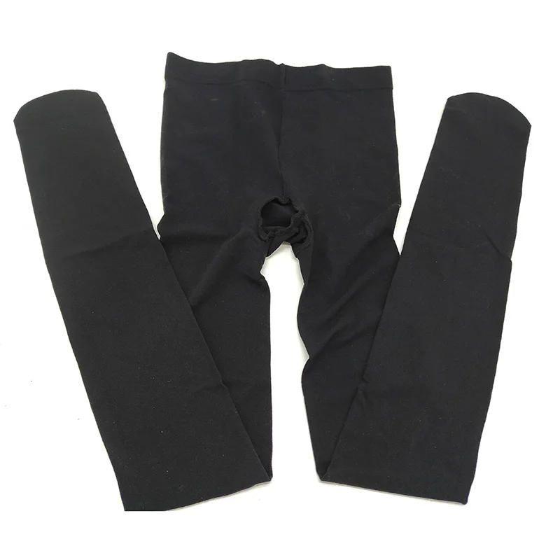 Сексуальные колготки для мужчин и женщин с открытым рукавом пениса эластичные