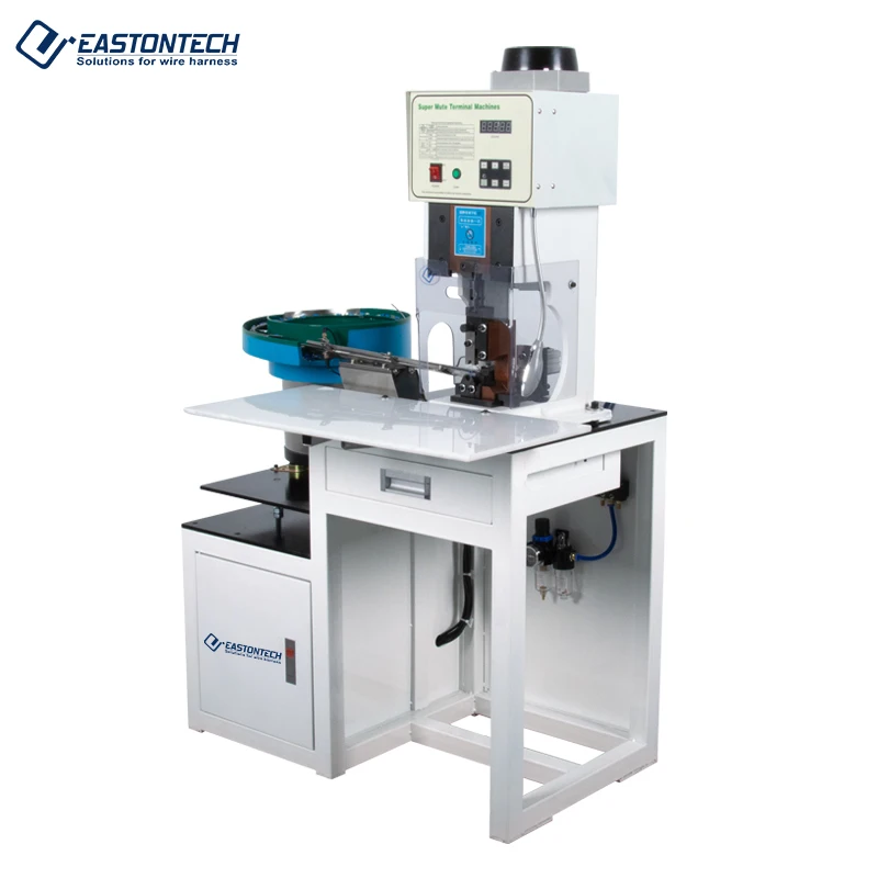 EASTONTECH EW 5055 провода насос обжимной станок с Вибрационный питатель для свободные
