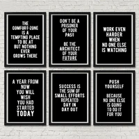 inspirational posters and photos modern painting art office decoration entrepreneurs inspirational canvas painting art pictures