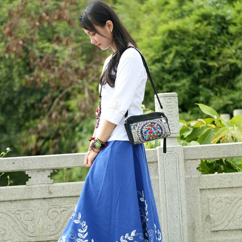 Высокое качество Женский кошелек косметический вышитый портативные нагрудные